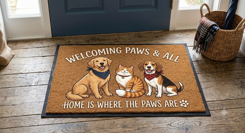 Custom Pet Photo Doormat