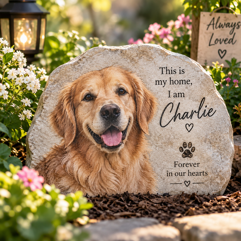 Memorial Pet Garden Stone