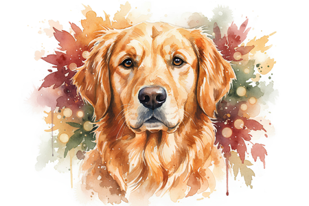 Watercolor Pet Portrait – Dog