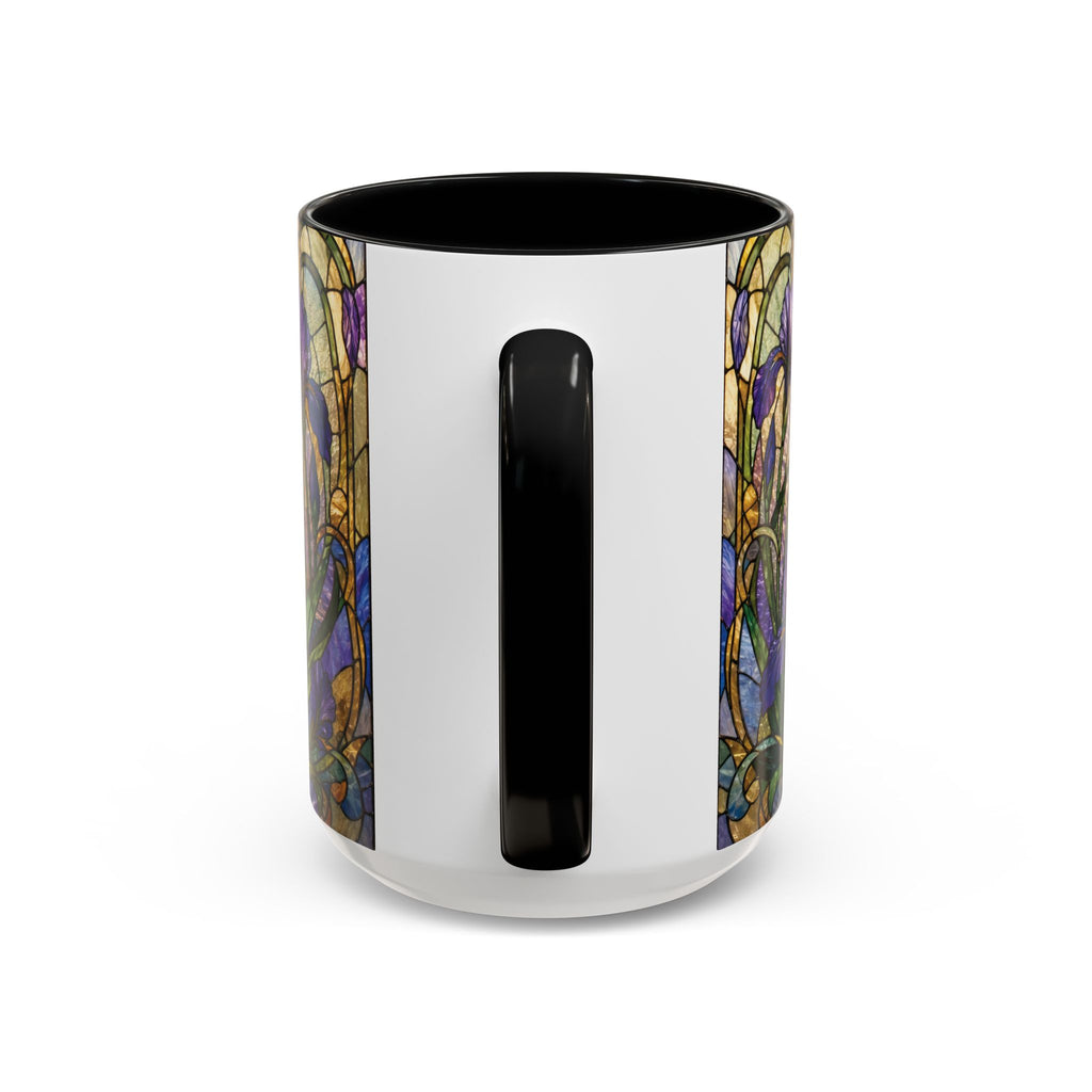 Custom Pet  Stained-Glass Accent Coffee Mug  - 11/15oz