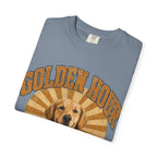 Golden Hour "Good Boy" T-Shirt — Retro Golden Retriever Tee
