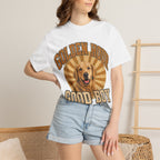Golden Hour "Good Boy" T-Shirt — Retro Golden Retriever Tee