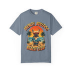 French Bulldog Beach Club T-Shirt — Retro Tropical Dog Tee