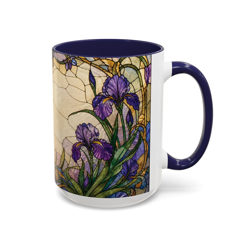 Custom Pet  Stained-Glass Accent Coffee Mug  - 11/15oz