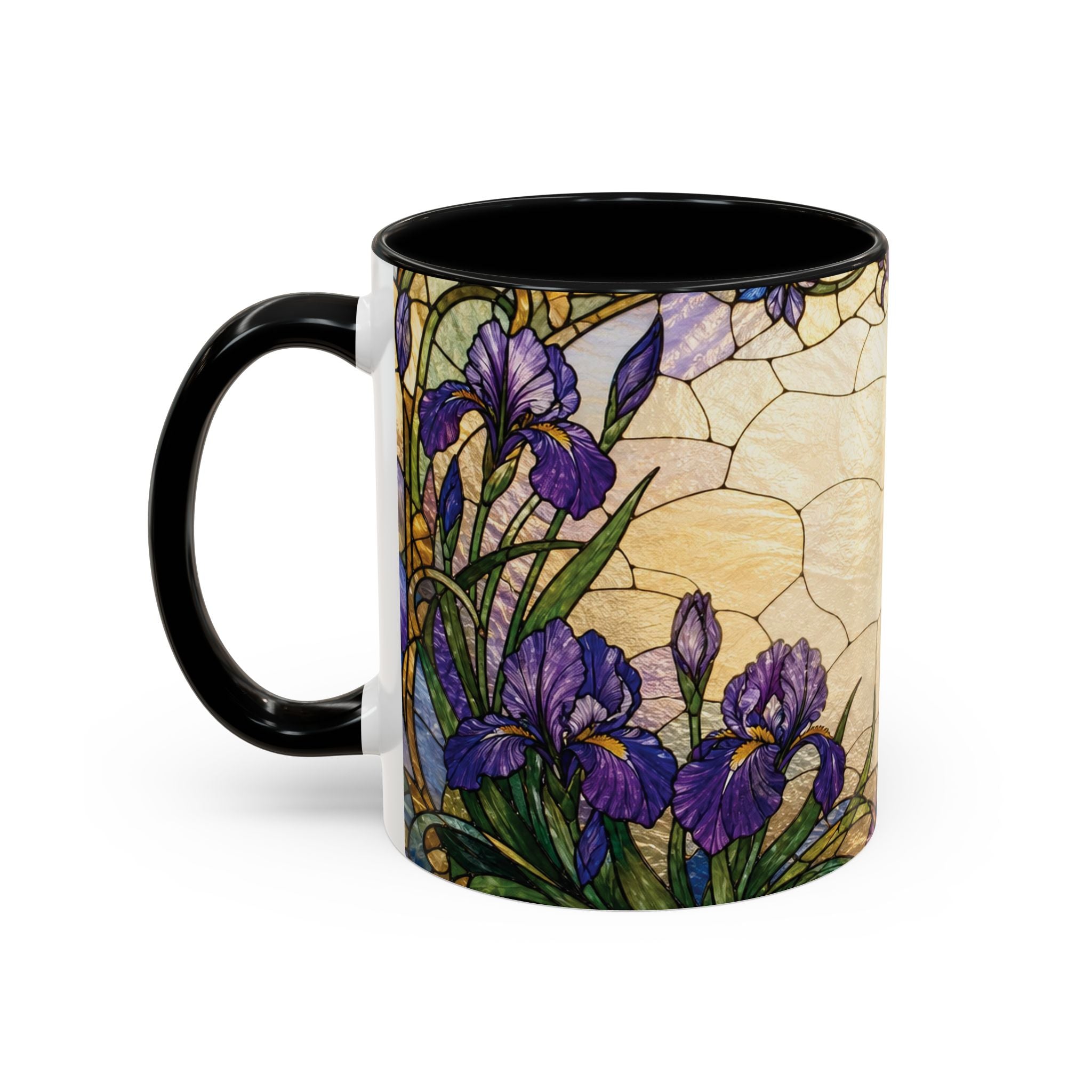 Custom Pet  Stained-Glass Accent Coffee Mug  - 11/15oz