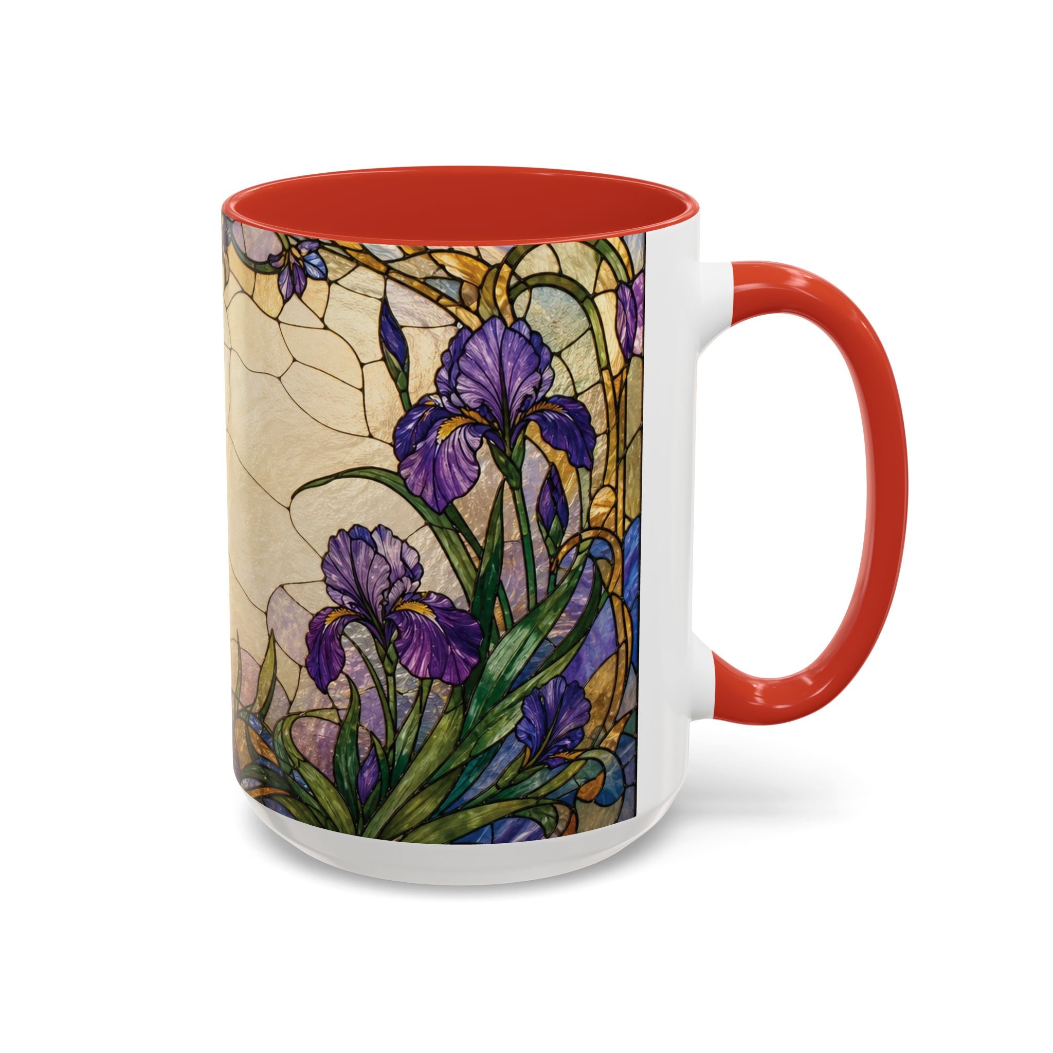 Custom Pet  Stained-Glass Accent Coffee Mug  - 11/15oz