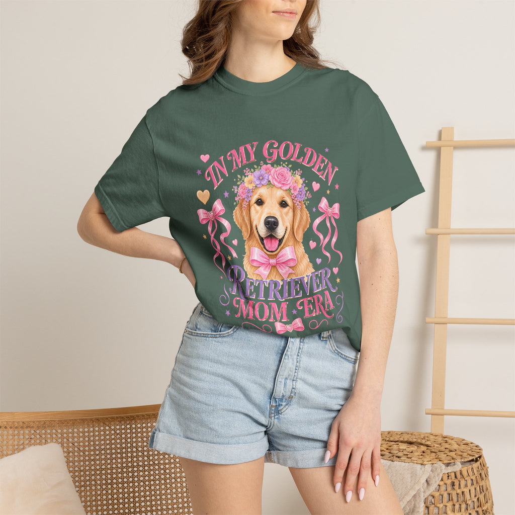 Golden Retriever Mom Era T-Shirt — 'In My Golden Retriever Mom Era' Pet Lover Tee