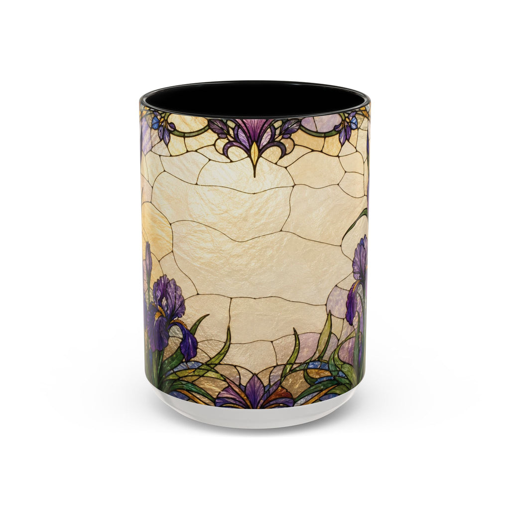 Custom Pet  Stained-Glass Accent Coffee Mug  - 11/15oz