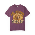 Golden Hour "Good Boy" T-Shirt — Retro Golden Retriever Tee