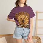 Golden Hour "Good Boy" T-Shirt — Retro Golden Retriever Tee