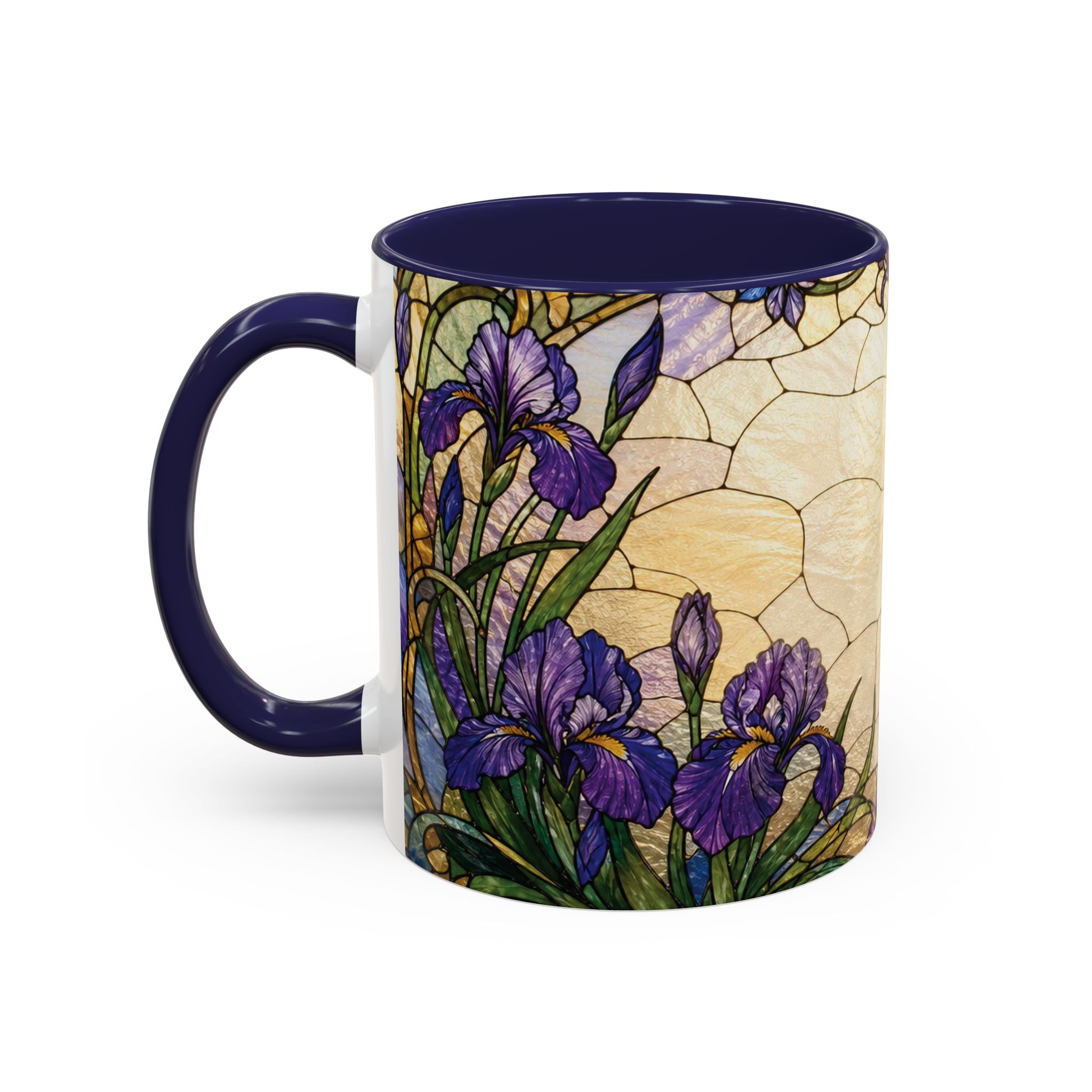 Custom Pet  Stained-Glass Accent Coffee Mug  - 11/15oz