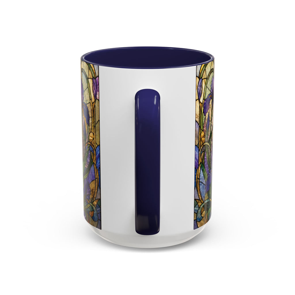 Custom Pet  Stained-Glass Accent Coffee Mug  - 11/15oz