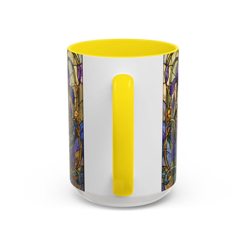 Custom Pet  Stained-Glass Accent Coffee Mug  - 11/15oz