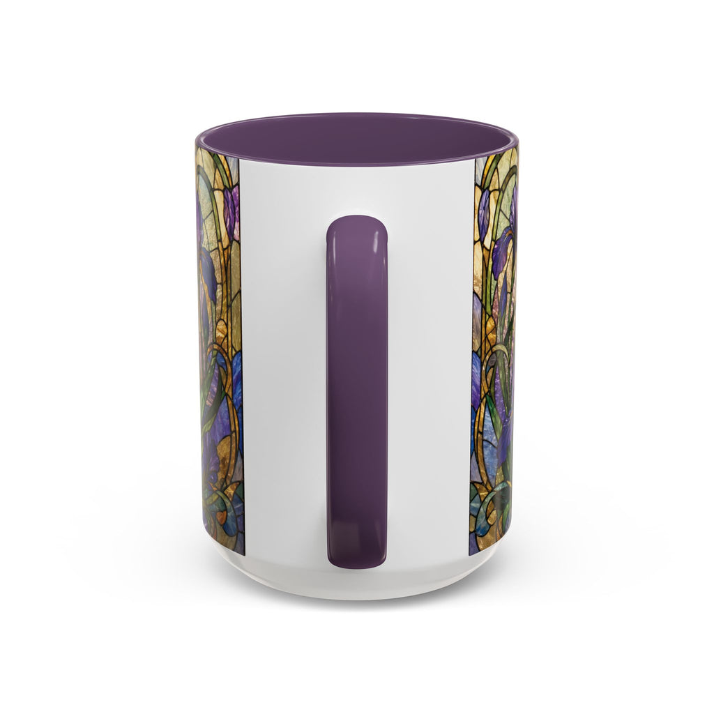 Custom Pet  Stained-Glass Accent Coffee Mug  - 11/15oz