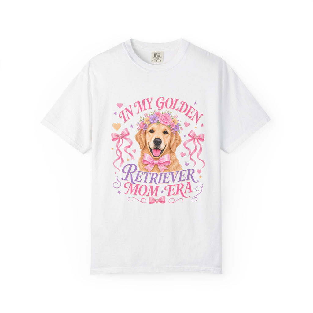 Golden Retriever Mom Era T-Shirt — 'In My Golden Retriever Mom Era' Pet Lover Tee