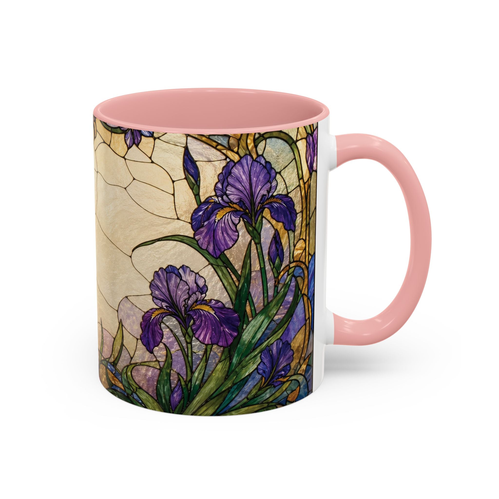Custom Pet  Stained-Glass Accent Coffee Mug  - 11/15oz