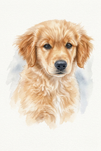 Custom Watercolor Pet Portrait | Framed Poster Gift