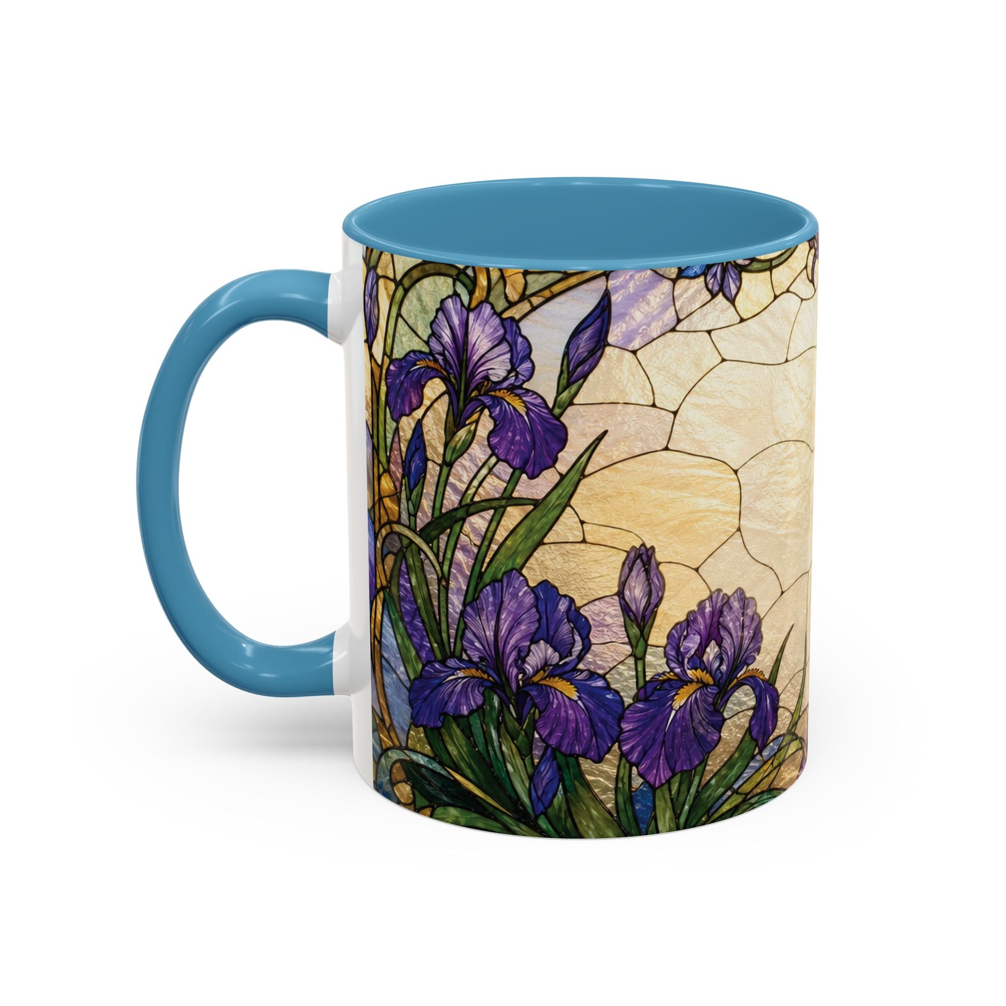 Custom Pet  Stained-Glass Accent Coffee Mug  - 11/15oz