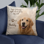 Custom Dog Photo Pillow – Personalized Pet Memorial Gift