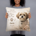 Personalized Memorial Pillow for Pet | Custom Pet Portrait Pillow