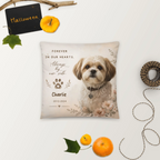 Personalized Memorial Pillow for Pet | Custom Pet Portrait Pillow