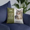 Custom Pet Photo Dog, Cat Loss Gift Memorial Pillow