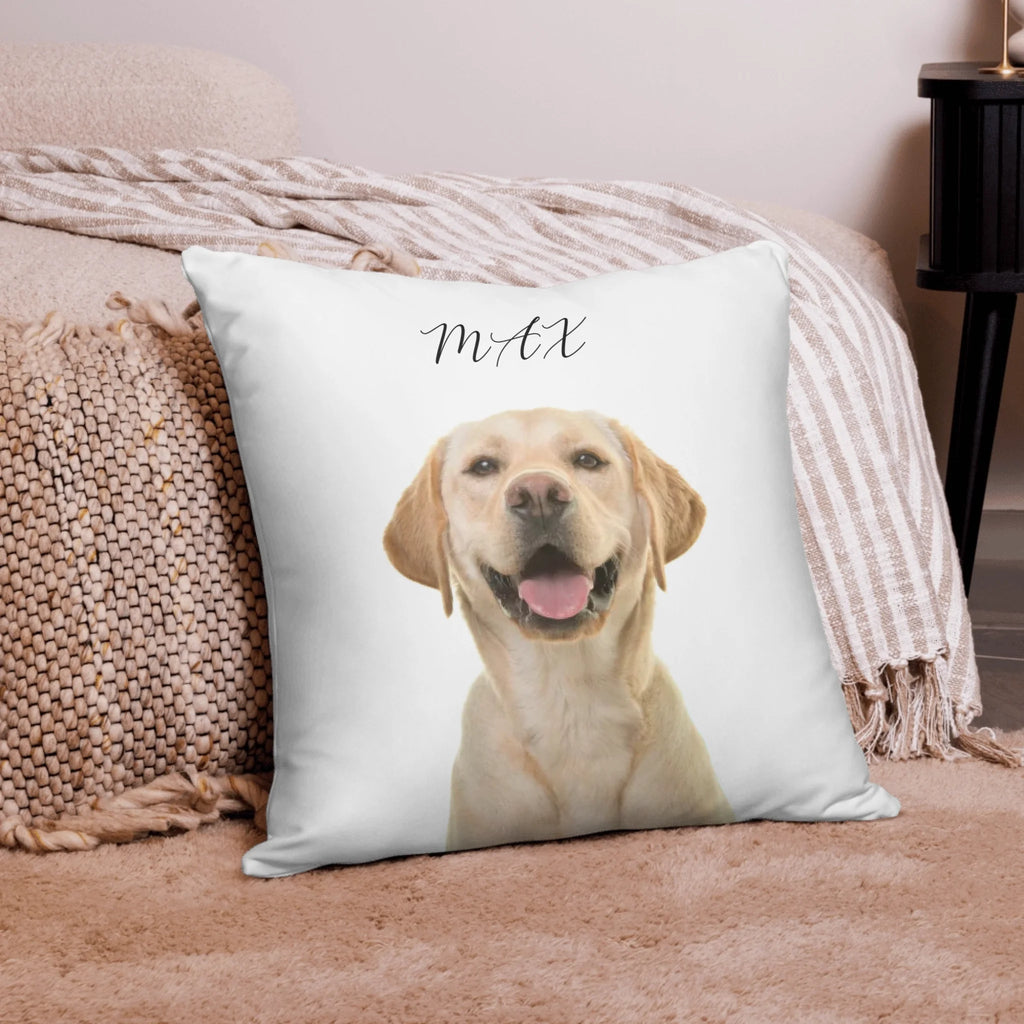 Personalized Pet Photo Pillow | Custom Pet Portrait Gift