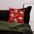 Custom Pet Photo Pillow | Merry Christmas Dog,Cat  Pillow