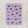 Custom Pet Photo Throw Blanket, Gift for Dog Owners