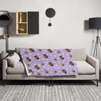 Custom Pet Photo Throw Blanket, Gift for Dog Owners