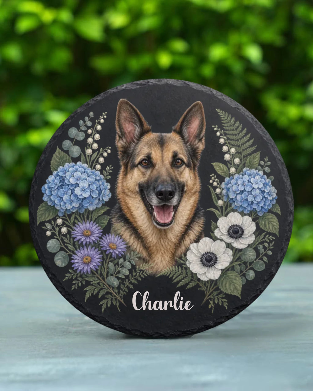 Custom Dog, Cat Garden Stone Personalized Pet Memorial Gift for Dog Lovers