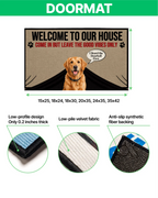 Custom Dog Photo Doormat: Personalized Pet Welcome Mat
