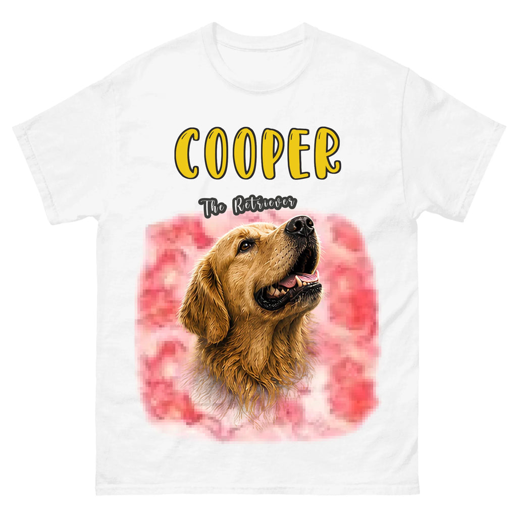 Custom Pet Photo Vintage Retro T-Shirt