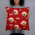 Custom Pet Photo Pillow | Merry Christmas Dog,Cat  Pillow