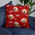 Custom Pet Photo Pillow | Merry Christmas Dog,Cat  Pillow