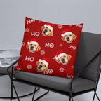 Custom Pet Photo Pillow | Merry Christmas Dog,Cat  Pillow
