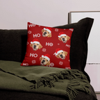 Custom Pet Photo Pillow | Merry Christmas Dog,Cat  Pillow