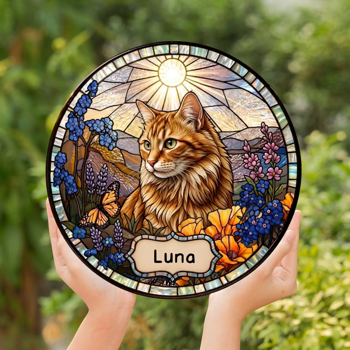 Preview-NEW Mockup Stained Glass Suncatcher for Window Hanging 4