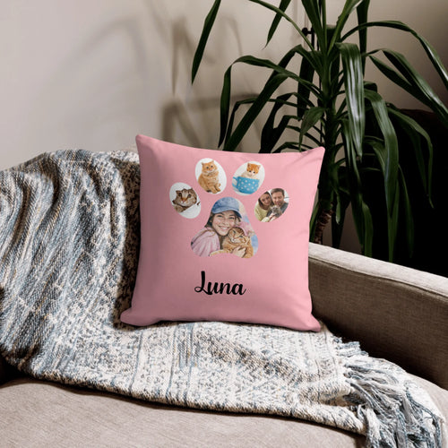 Custom Dog Cat Photo Pillow, Pet Lover Gifts