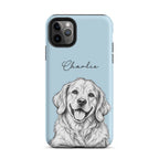 Custom Pet Portrait - Personalized  Phone Tough Case