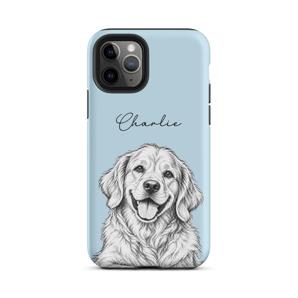 Custom Pet Portrait - Personalized  Phone Tough Case