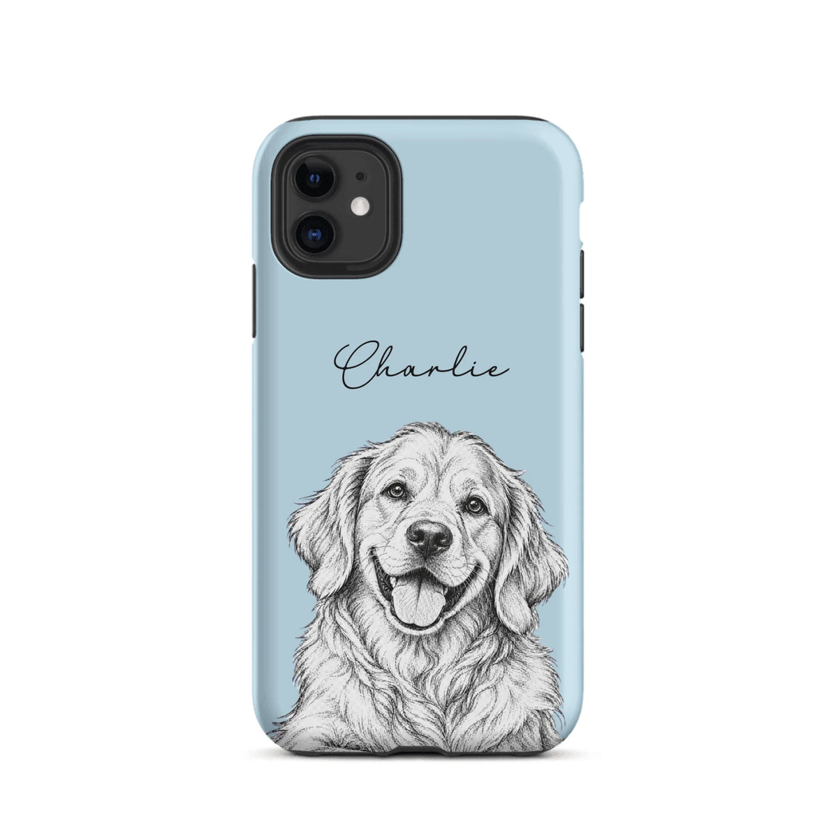 Custom Pet Portrait - Personalized  Phone Tough Case