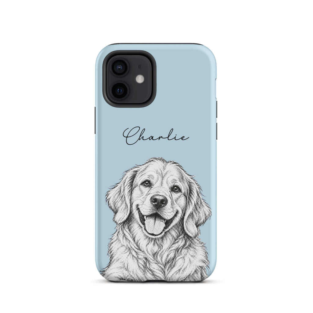 Custom Pet Portrait - Personalized  Phone Tough Case