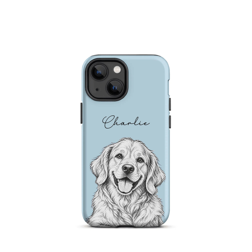 Custom Pet Portrait - Personalized  Phone Tough Case