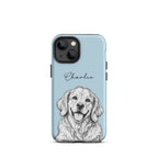 Custom Pet Portrait - Personalized  Phone Tough Case