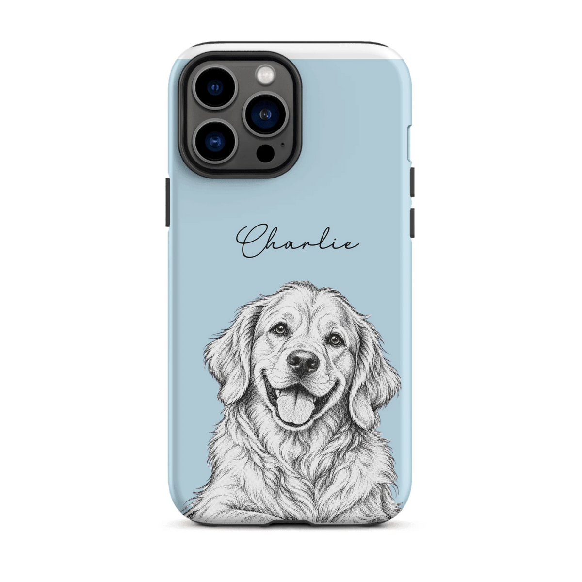 Custom Pet Portrait - Personalized  Phone Tough Case