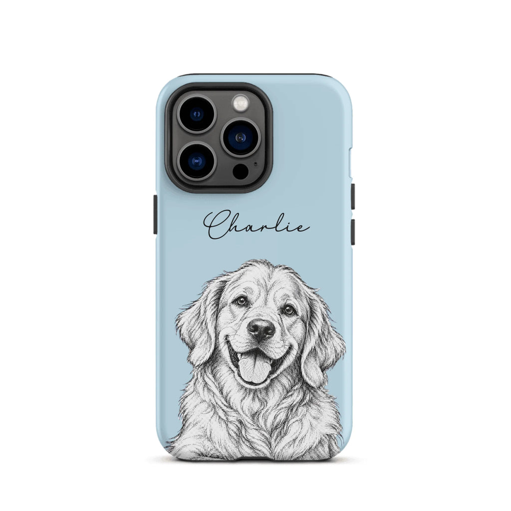 Custom Pet Portrait - Personalized  Phone Tough Case