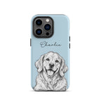 Custom Pet Portrait - Personalized  Phone Tough Case