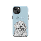Custom Pet Portrait - Personalized  Phone Tough Case