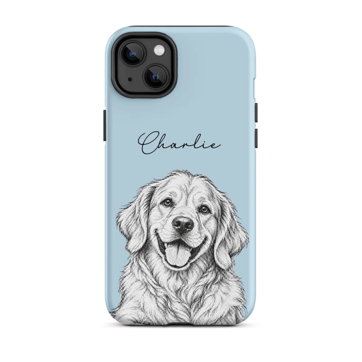 Custom Pet Portrait - Personalized  Phone Tough Case